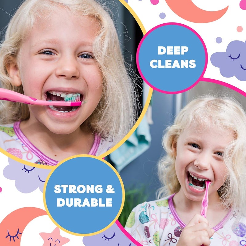 Lingito Kids Toothbrush Suction Cup with Covers, Toddler Toothbrush Soft Bristles, Child Toothbrush Suction Cups For Easy Access, Toddler Toothbrushes Handles Perfect For Tiny Hands of Boys and Girls (6 Pack) - Image 4